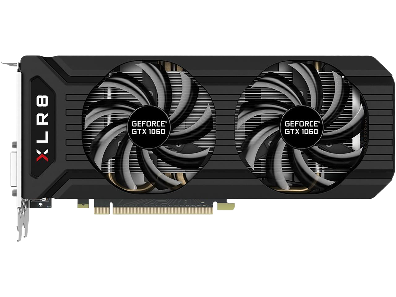 PNY GeForce GTX 1060 6GB GDDR5 PCI Express 3.0 x16 Video Graphics Card VCGGTX10606XGPB-OC2