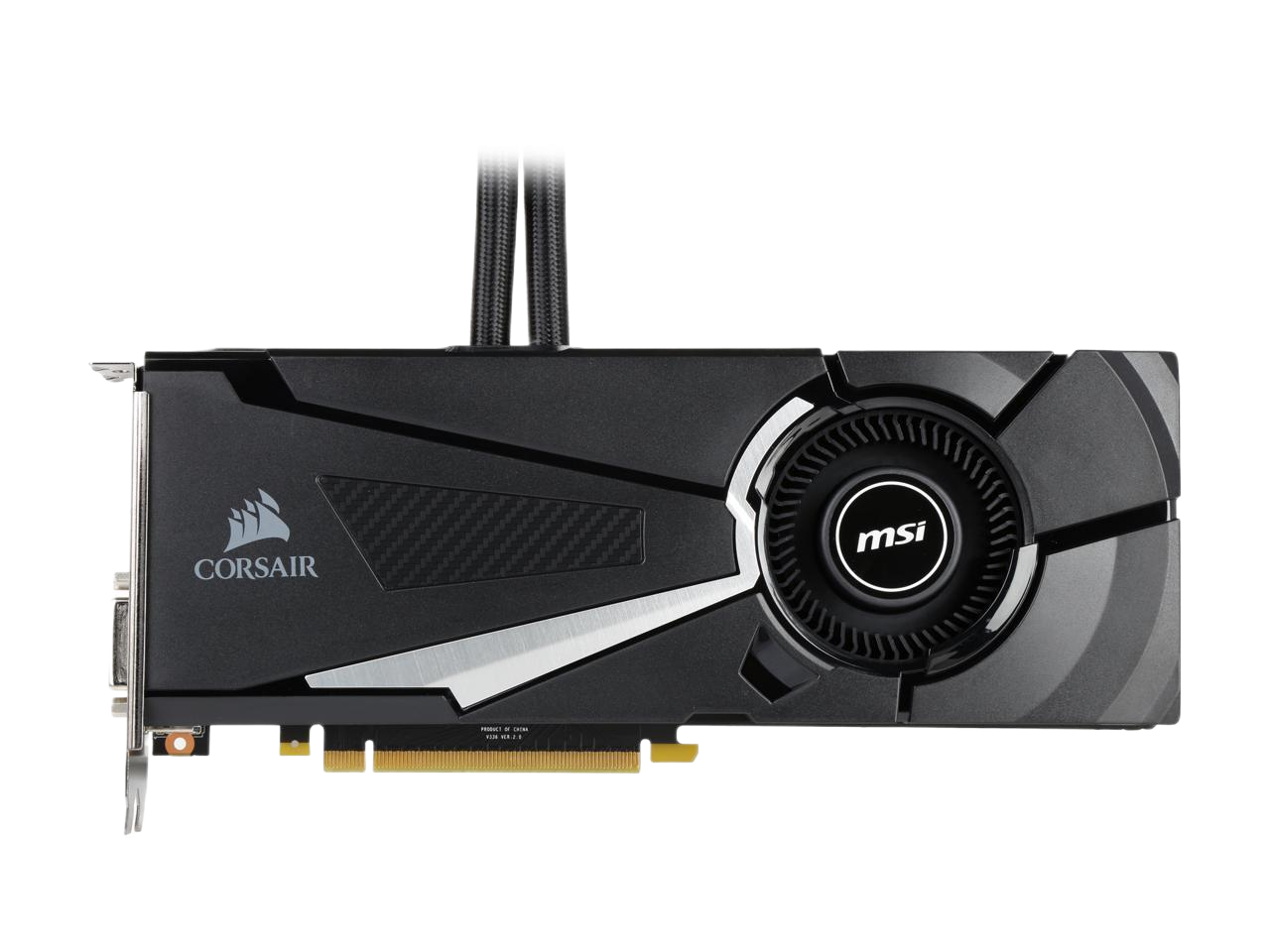 MSI GeForce GTX 1080 SEA HAWK 8GB GDDR5X PCI Express 3.0 x16 SLI Support ATX Video Card