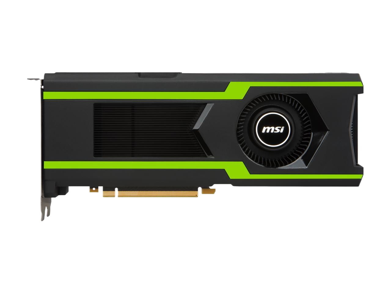 MSI GeForce GTX 1080 Ti AERO OC 11GB 352-Bit GDDR5X DirectX 12 PCI Express 3.0 x16 HDCP Ready SLI Support Video Graphics Card