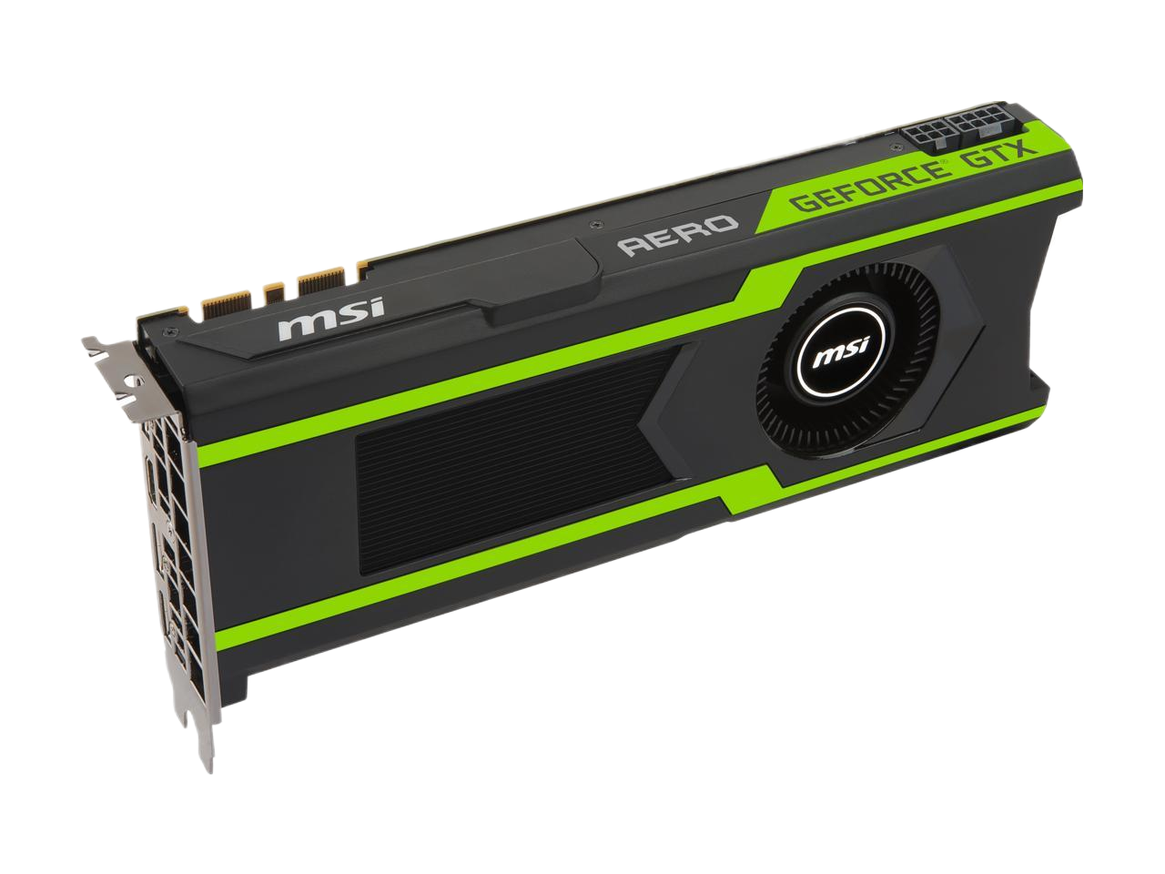 MSI GeForce GTX 1080 Ti AERO OC 11GB 352-Bit GDDR5X DirectX 12 PCI Express 3.0 x16 HDCP Ready SLI Support Video Graphics Card