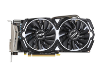 MSI Radeon RX 570 ARMOR OC 4GB GDDR5 PCI Express 3.0 x16 CrossFireX Support ATX Video Card