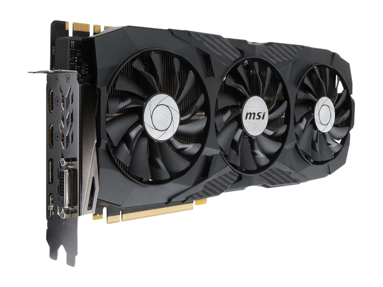 MSI GeForce GTX 1080 TI DUKE 11G OC GDDR5X PCI Express 3.0 x16 SLI Support Plug-in Card Video Card