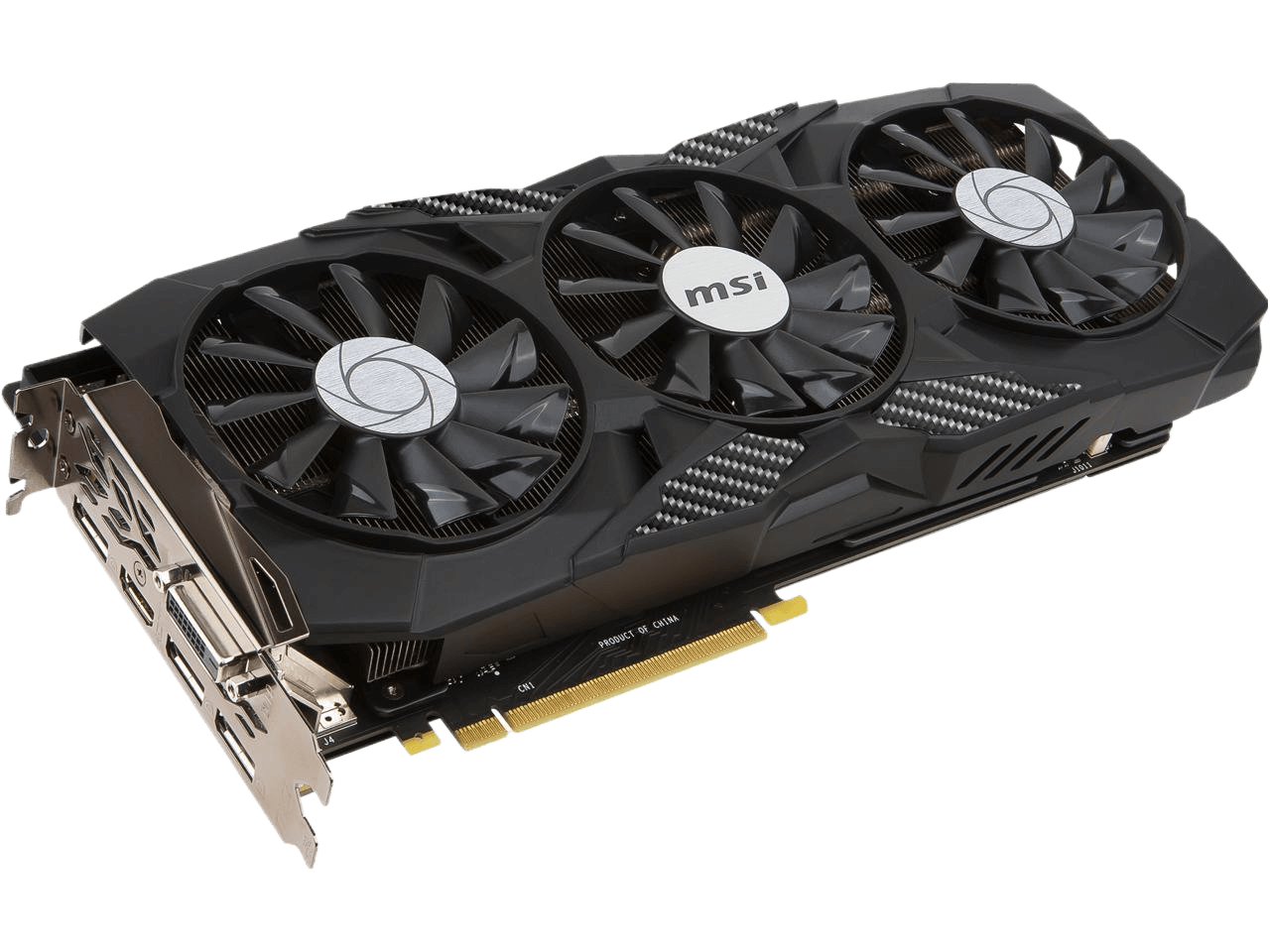 MSI GeForce GTX 1070 Ti DUKE 8GB GDDR5 PCI Express 3.0 x16 SLI Support Video Graphics Card
