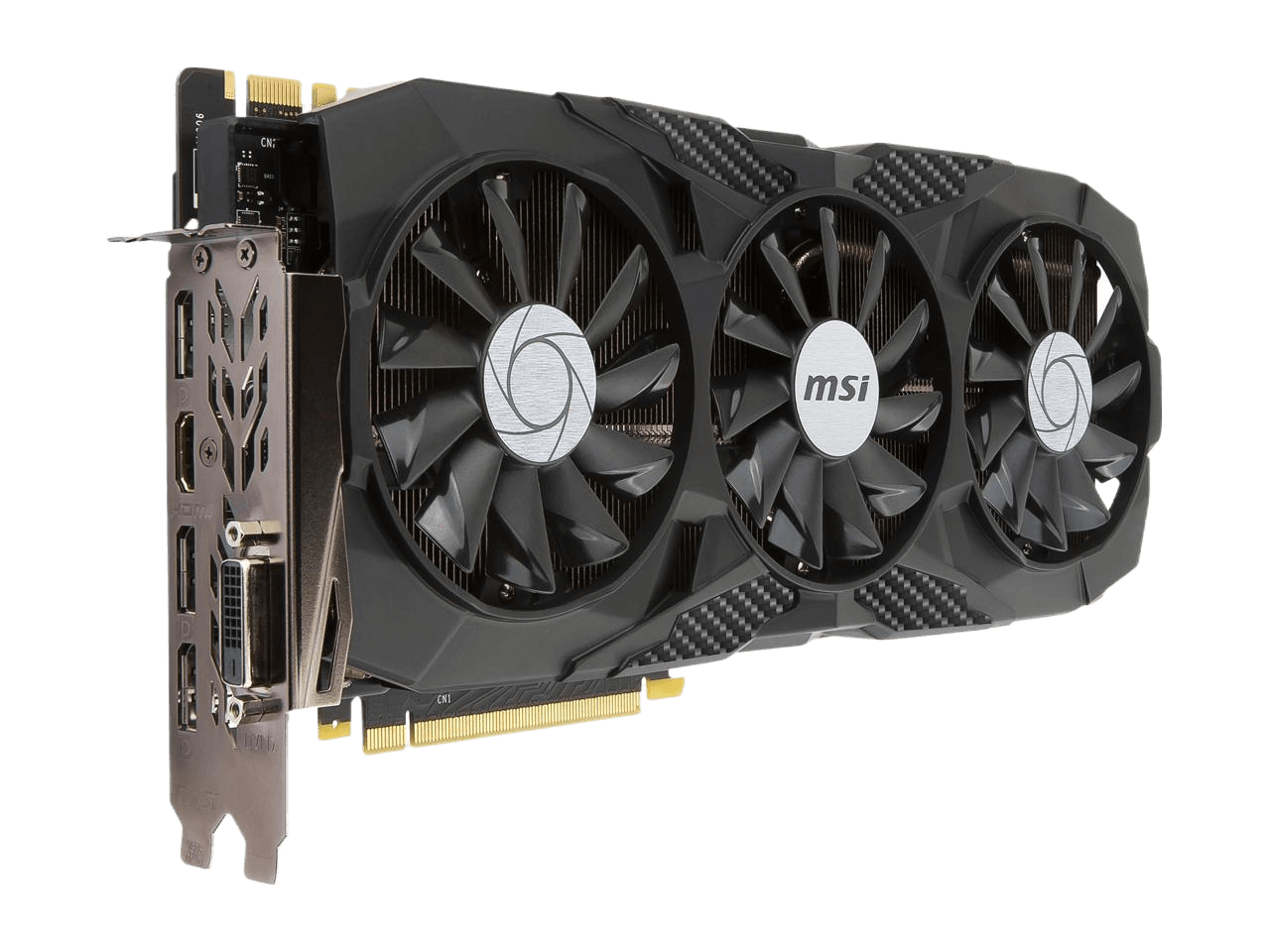 MSI GeForce GTX 1070 Ti DUKE 8GB GDDR5 PCI Express 3.0 x16 SLI Support Video Graphics Card