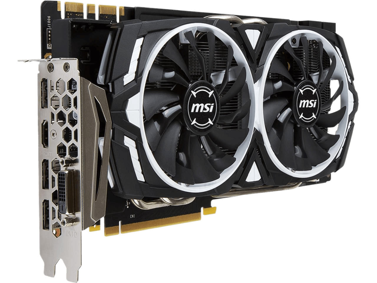 MSI GeForce GTX 1070 Ti ARMOR 8G GDDR5 PCI Express 3.0 x16 SLI Support Video Card