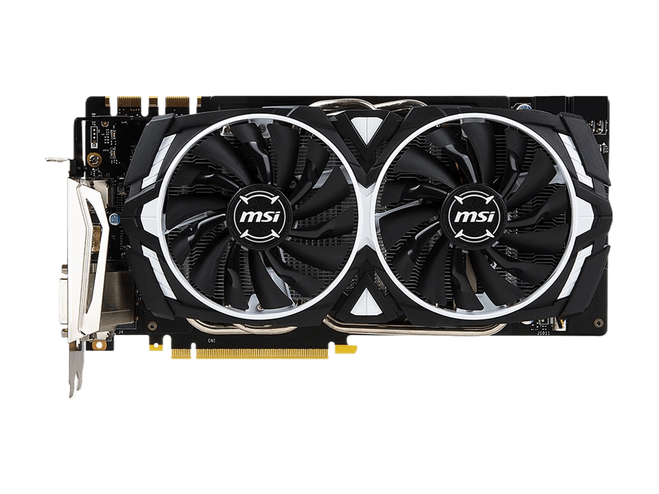 MSI GeForce GTX 1070 Ti ARMOR 8G GDDR5 PCI Express 3.0 x16 SLI Support Video Card