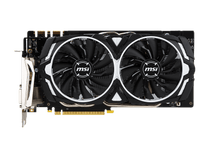 MSI GeForce GTX 1070 Ti ARMOR 8G GDDR5 PCI Express 3.0 x16 SLI Support Video Card