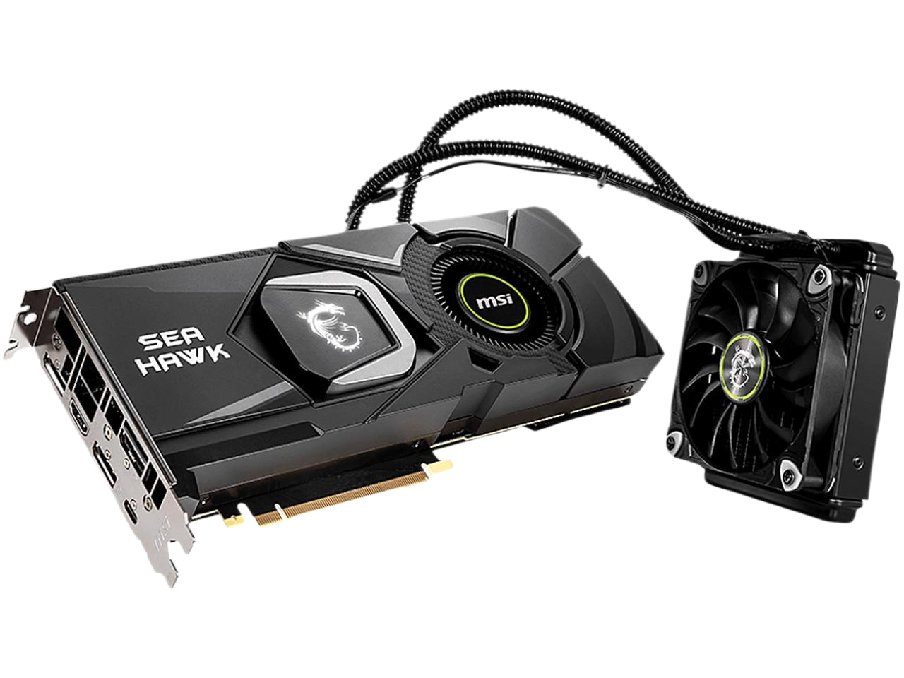 MSI GeForce RTX 2080 SUPER SEA HAWK X 8GB GDDR6 PCI Express 3.0 x16 SLI Support Video Card