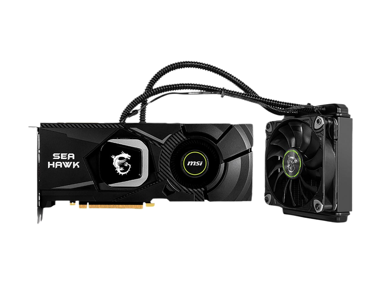 MSI GeForce RTX 2080 SUPER SEA HAWK X 8GB GDDR6 PCI Express 3.0 x16 SLI Support Video Card