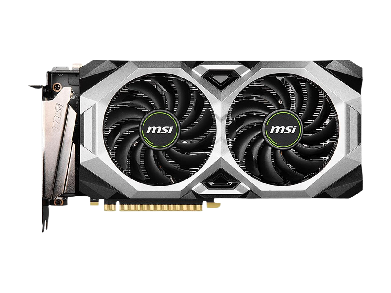 MSI GeForce RTX 2080 SUPER VENTUS XS OC 8GB GDDR6 PCI Express 3.0 x16 SLI Support Video Card