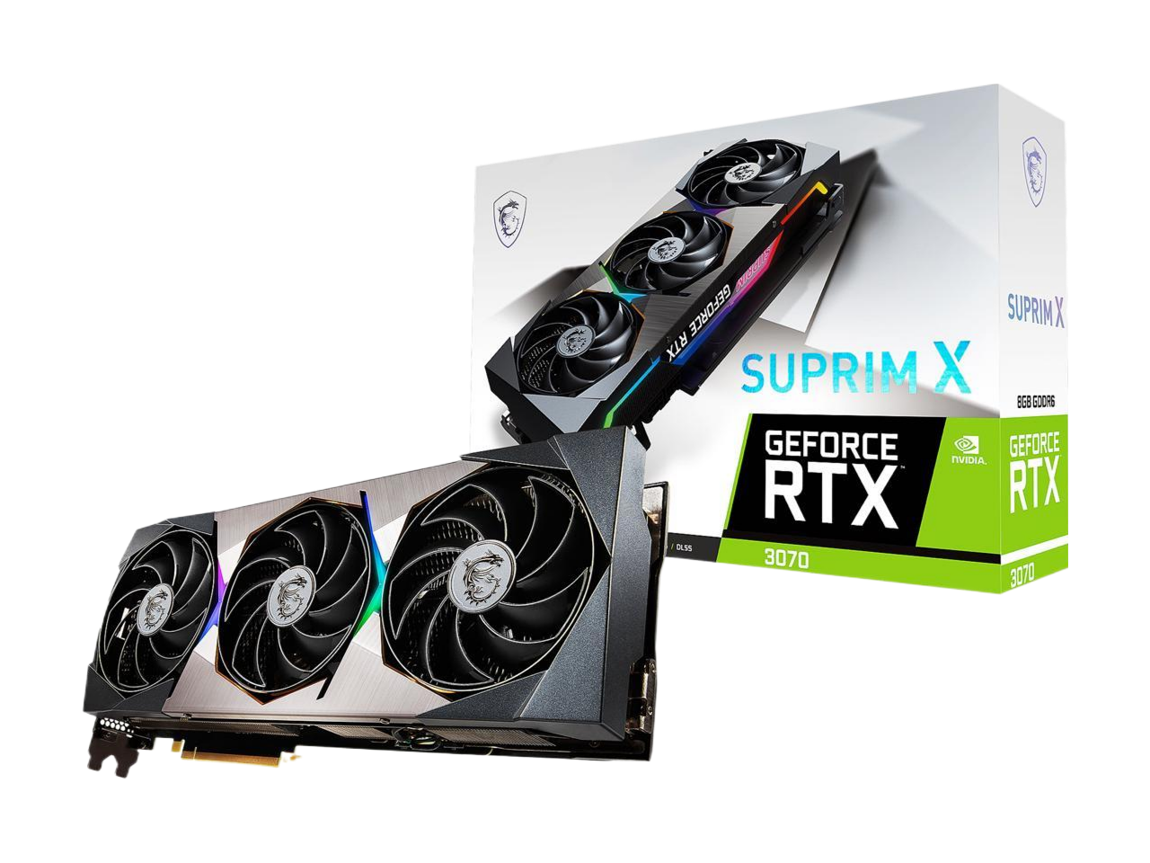 MSI GeForce RTX 3070 SUPRIM X 8G LHR 8GB GDDR6 PCI Express 4.0 Video Graphics Card