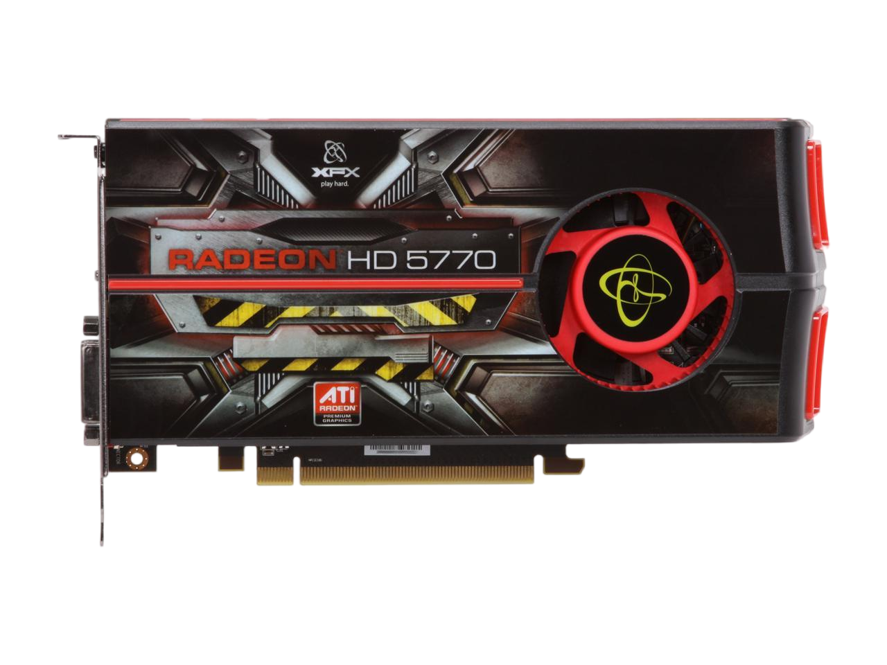 XFX HD-577A-ZNDC Radeon HD 5770 XXX Edition 1GB 128-bit DDR5 PCI Express 2.0 x16 HDCP Ready CrossFireX Support Video Card