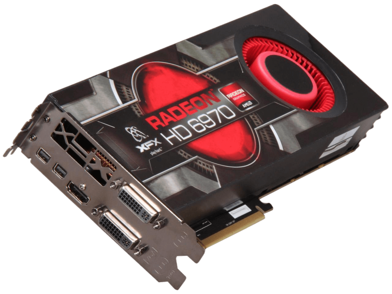 XFX AMD Radeon HD 6970 2GB GDDR5 PCI Express 2.1 x16 CrossFireX Support Video Card with Eyefinity HD-697A-CNDC