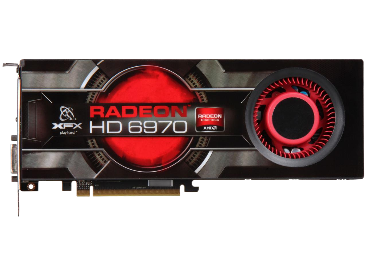XFX AMD Radeon HD 6970 2GB GDDR5 PCI Express 2.1 x16 CrossFireX Support Video Card with Eyefinity HD-697A-CNDC