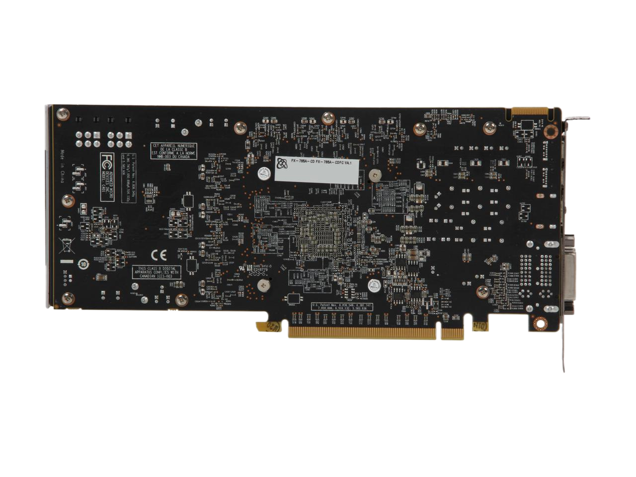 XFX Double D Radeon HD 7850 2GB GDDR5 PCI Express 3.0 x16 CrossFireX Support Video Card FX-785A-CDFC