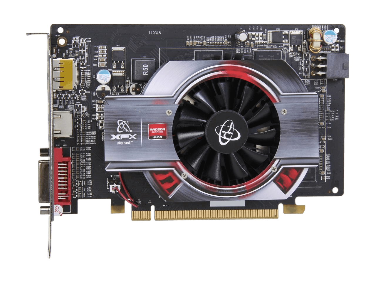 XFX AMD Radeon HD 6750 1GB DDR3 PCI Express 2.1 Video Card HD-675X-ZDFR