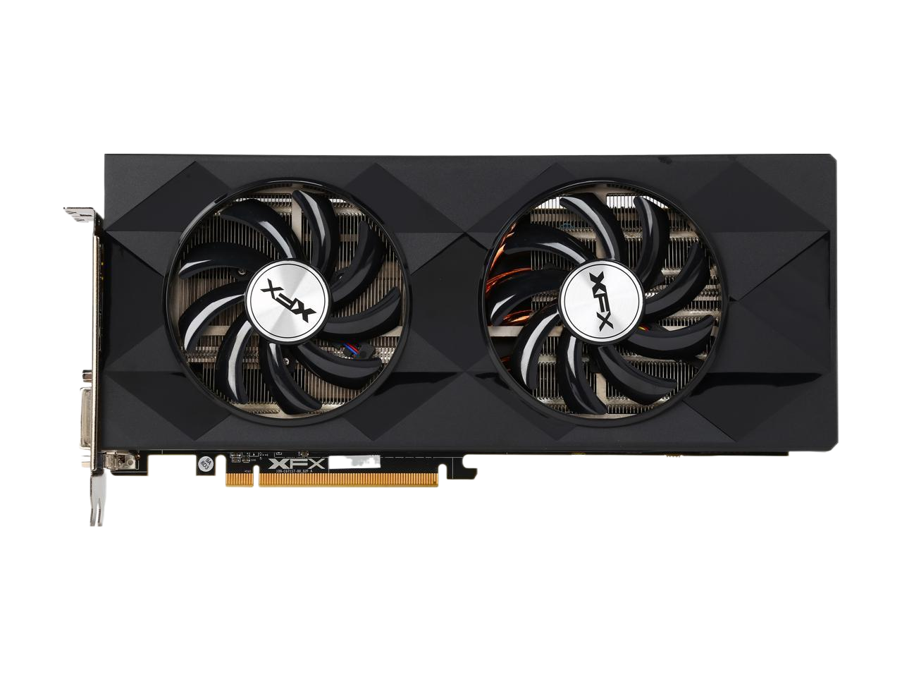 XFX Radeon R9 390 8GB GDDR5 PCI Express 3.0 CrossFireX Support Double Dissipation XXX OC Video Card R9-390P-8256