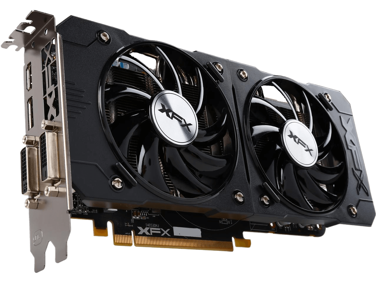 XFX AMD Radeon R9 380 4GB GDDR5 PCI Express 3.0 CrossFireX Support Double Dissipation XXX OC Video Card R9-380P-4255