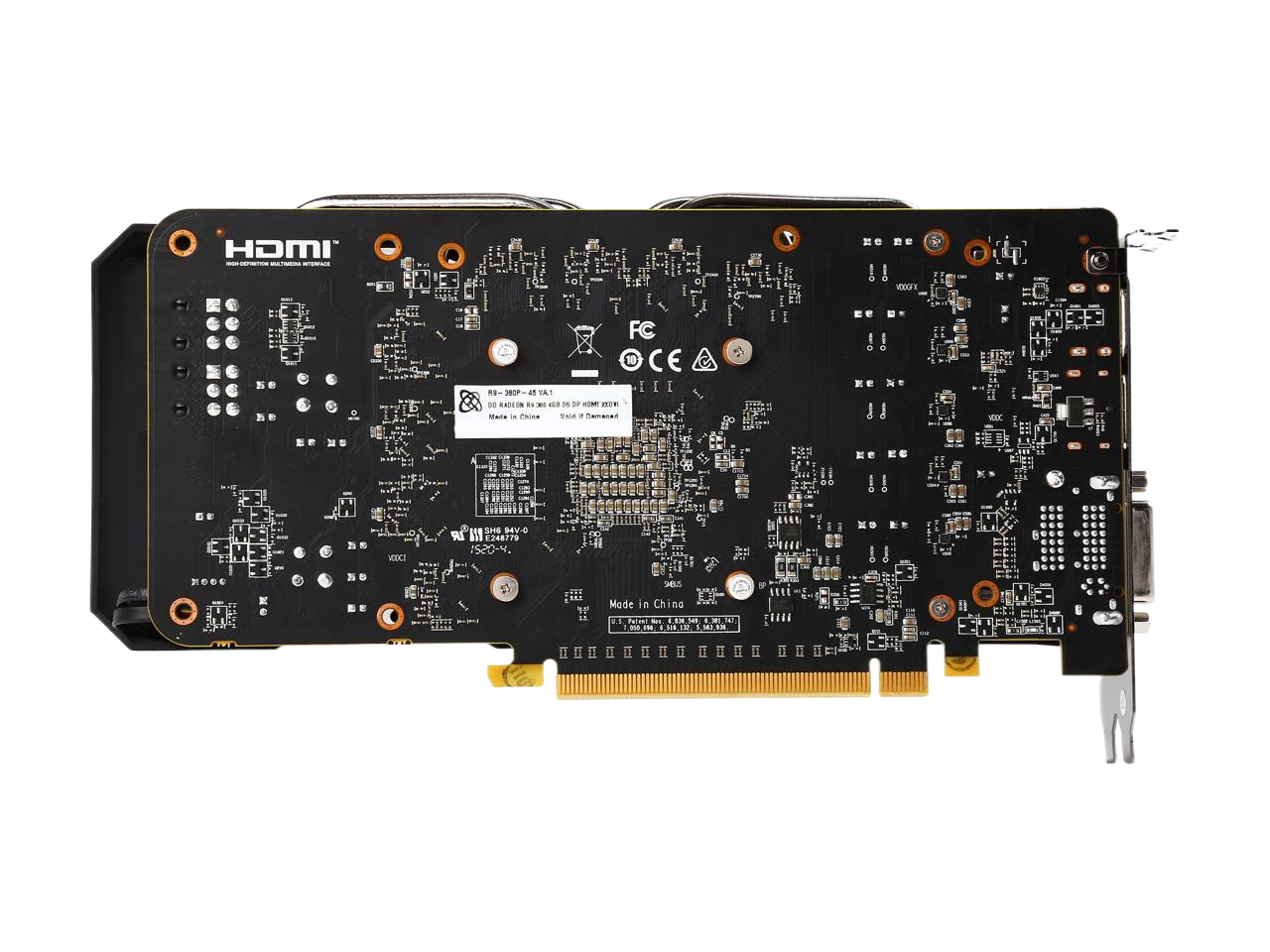 XFX AMD Radeon R9 380 4GB GDDR5 PCI Express 3.0 CrossFireX Support Double Dissipation XXX OC Video Card R9-380P-4255