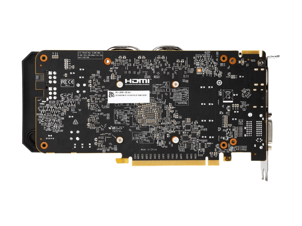 XFX Radeon R7 370 2 GB GDDR5 995 MHz Core SDRAM PCI Express 3.0 Dual Slot Space Required Graphics Card