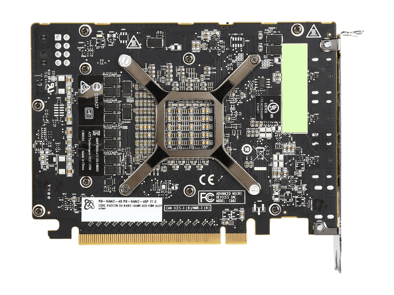 XFX AMD Radeon R9 Nano 4GB 4096-Bit HBM PCI Express 3.0 CrossFireX Support Video Card R9-NANO-4SF6