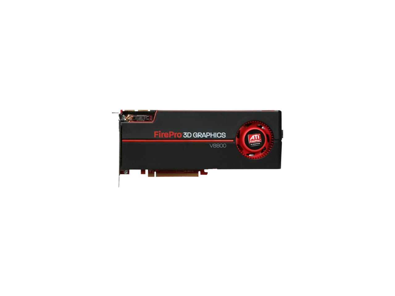 AMD ATI FirePro V8800 2GB GDDR5 256-Bit PCI Express 2.1 x16 Full Height Video Card