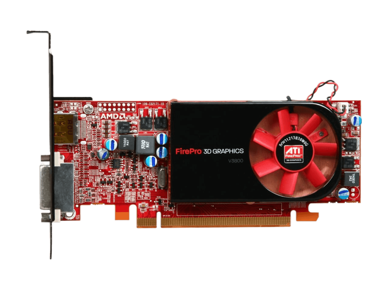 AMD ATI FirePro V3800 512MB DDR3 PCI-E x16 Professional Workstation Graphics Card 100-505607