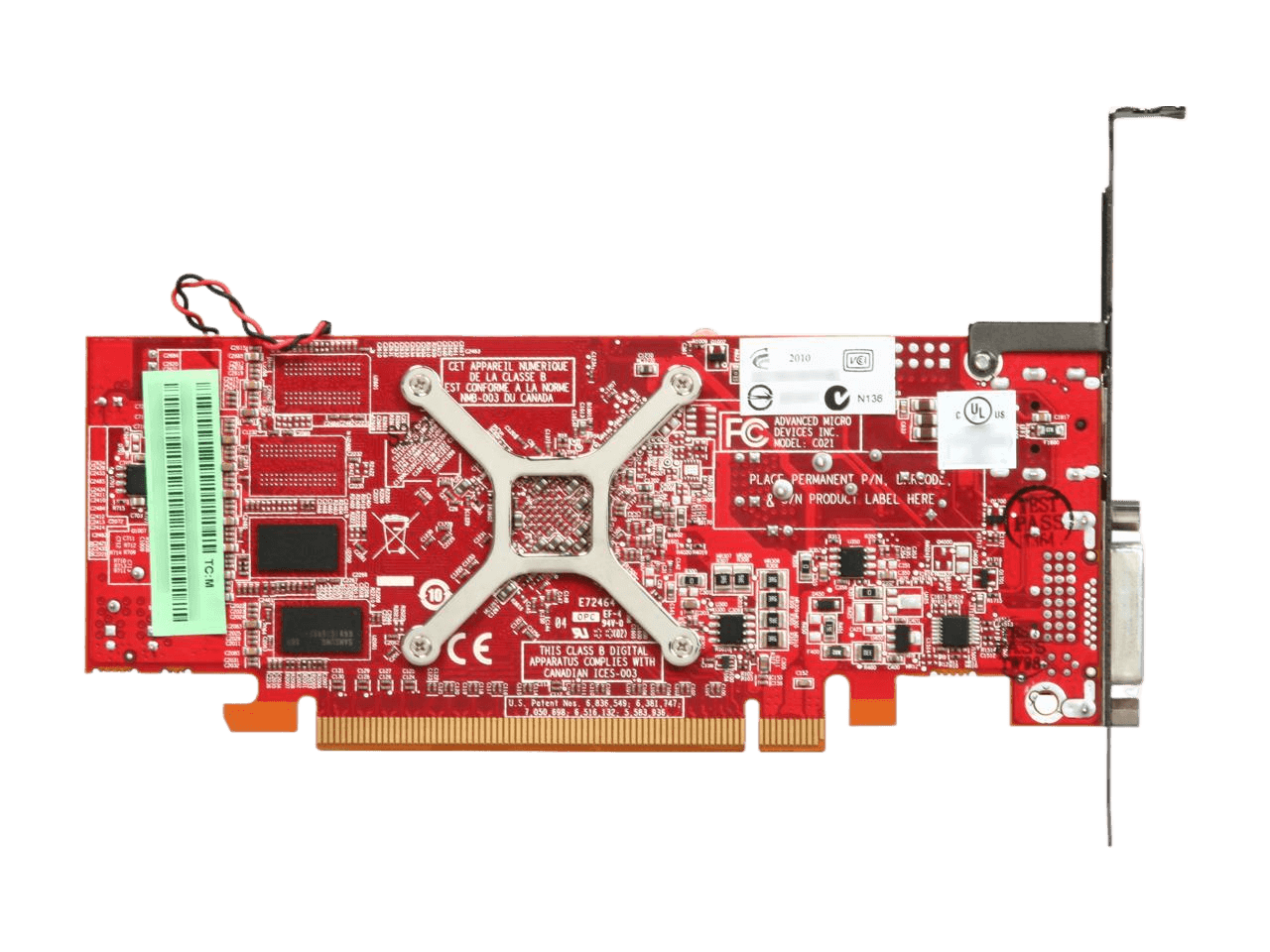 AMD ATI FirePro V3800 512MB DDR3 PCI-E x16 Professional Workstation Graphics Card 100-505607