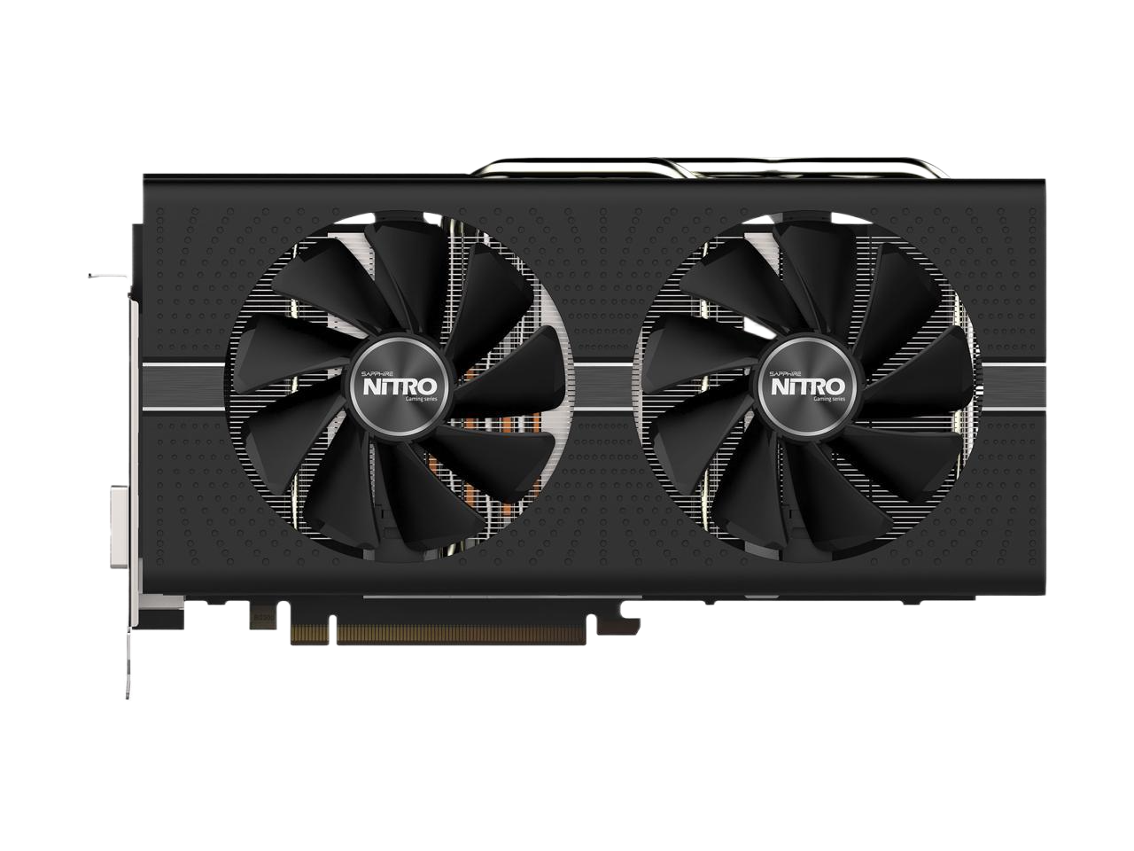 Sapphire Radeon NITRO+ RX 580 8GB GDDR5 PCI-E Dual HDMI / DVI-D / Dual DP w/ Backplate (UEFI), 100411NT+8GL