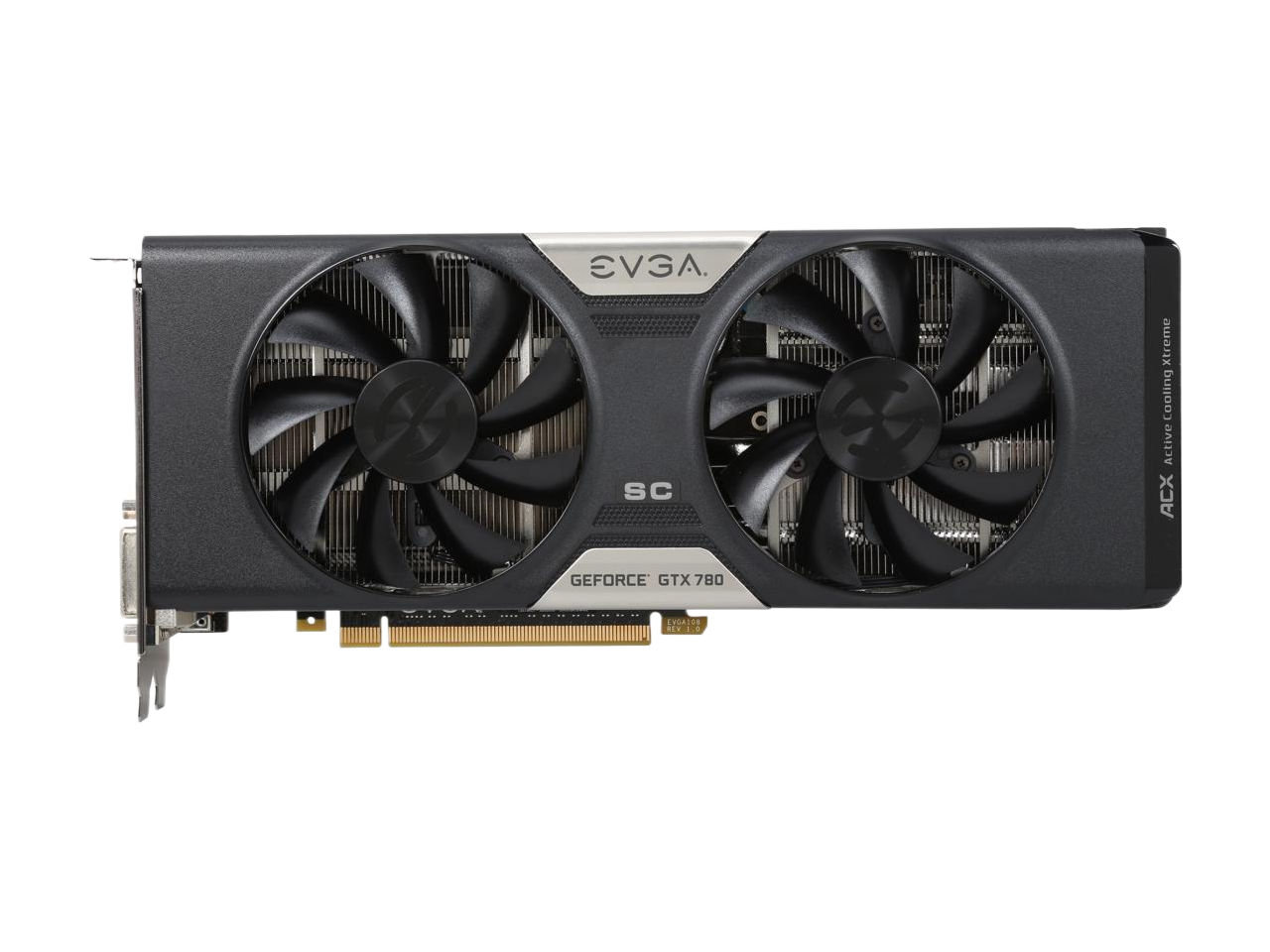 EVGA GeForce GTX 780 Ti Superclocked 3GB 384-Bit GDDR5 PCI Express 3.0 SLI Support w/EVGA ACX Cooler G-SYNC Support Video Card 03G-P4-2884-KR