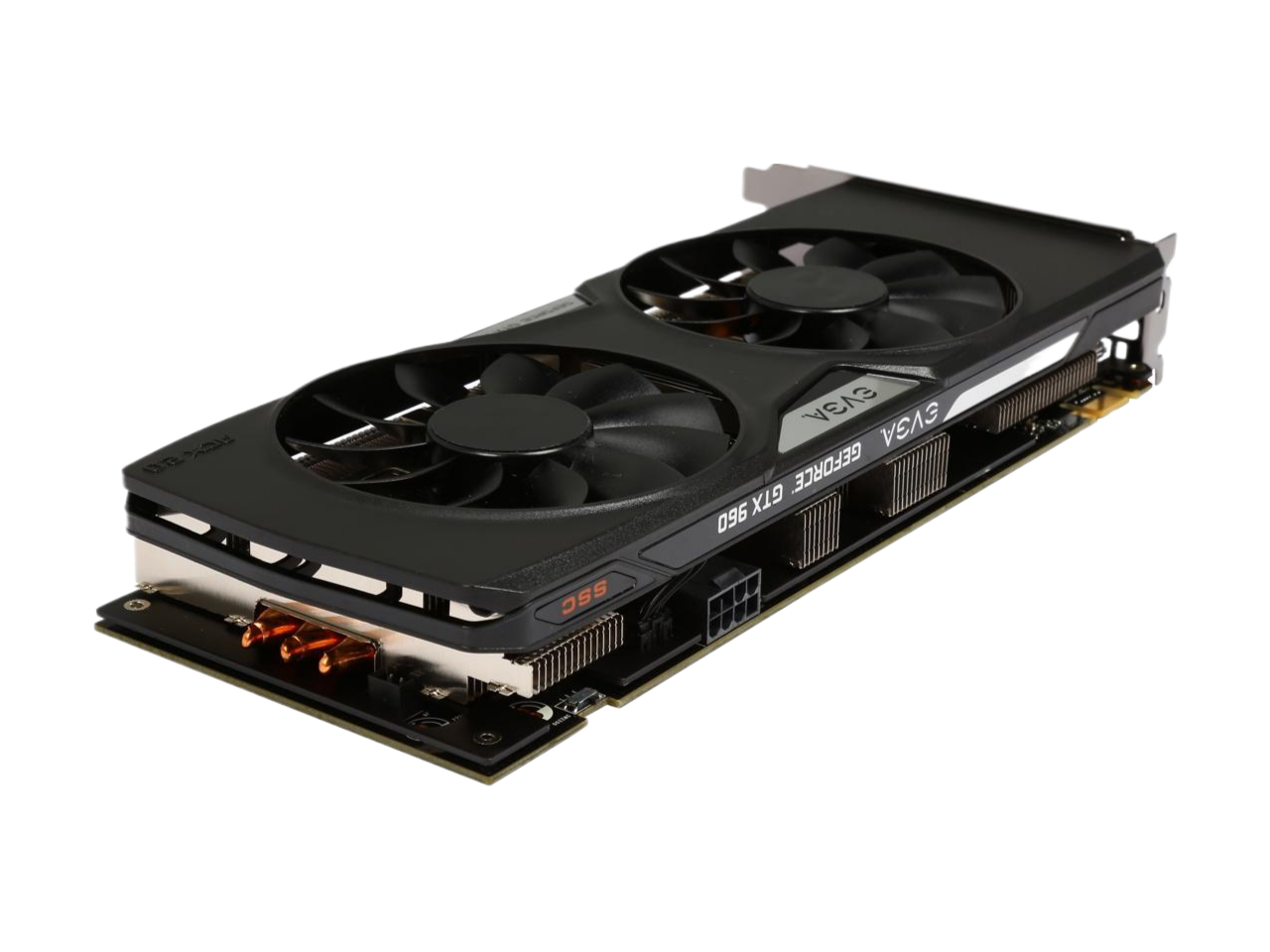 EVGA GeForce GTX 960 SSC GAMING 2GB w/ACX 2.0+ Whisper Silent Cooling Graphics Card 02G-P4-2966-KR