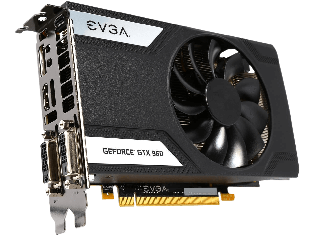 EVGA GeForce GTX 960 2GB SC GAMING Only 6.8 Inches Perfect for ITX Build Graphics Card 02G-P4-2962-KR
