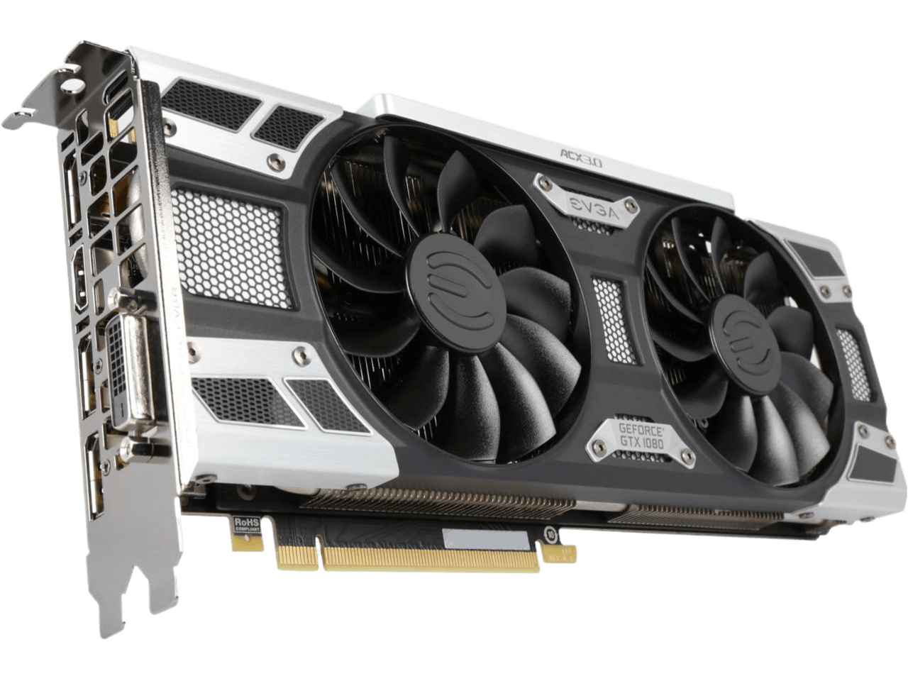 EVGA GeForce GTX 1080 SC GAMING 8GB GDDR5X ACX 3.0 & LED DX12 Graphics Card 08G-P4-6183-KR