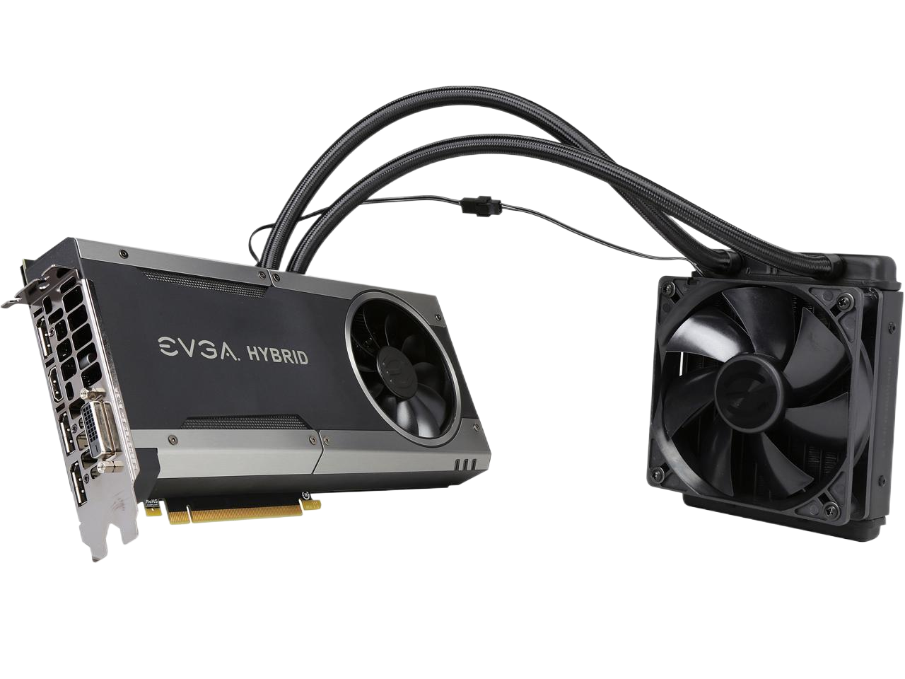 EVGA GeForce GTX 1070 FTW HYBRID GAMING 8GB GDDR5 RGB LED Double BIOS DX12 OSD Support (PXOC) Graphics Vard 08G-P4-6278-KR