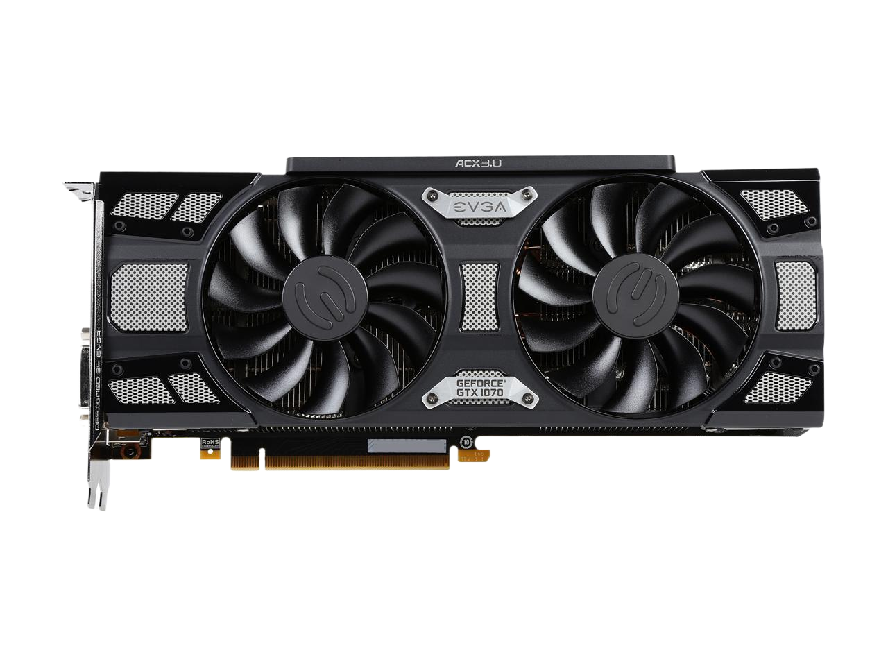 EVGA GeForce GTX 1070 SC GAMING ACX 3.0 Black Edition 8GB GDDR5 LED DX12 OSD Support (PXOC) Video Graphics Card 08G-P4-5173-KR