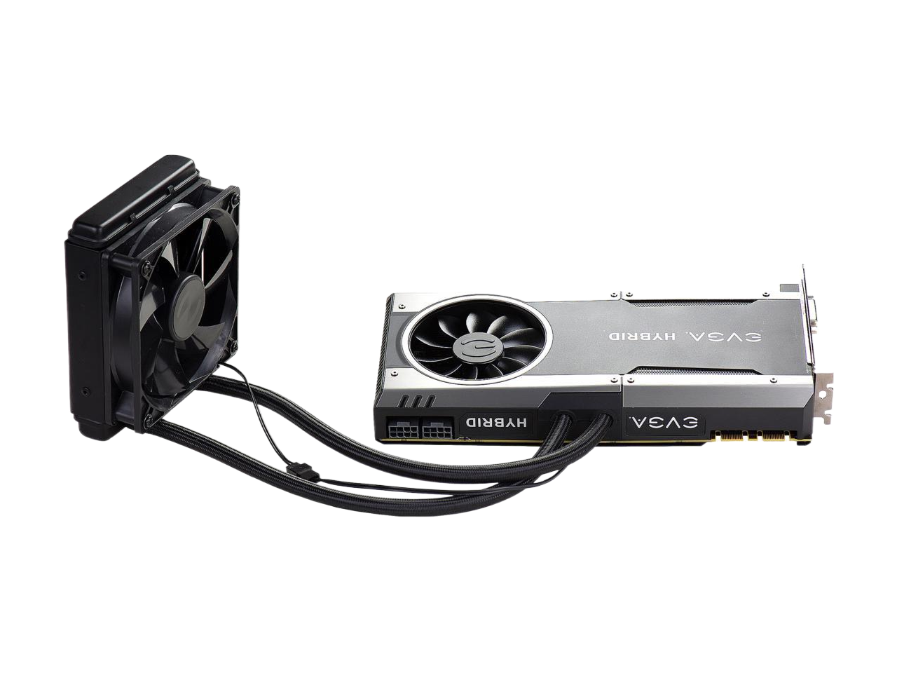 EVGA GeForce GTX 1080 FTW HYBRID GAMING 8GB GDDR5X RGB LED All-In-One Watercooling with 10CM FAN 10 Power Phases Double BIOS DX12 OSD Support (PXOC) Video Graphics Card 08G-P4-6288-KR
