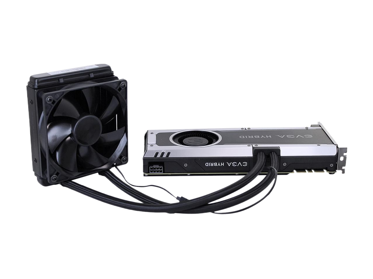 EVGA GeForce GTX 1070 HYBRID GAMING 8GB GDDR5 LED All-In-One Watercooling DX12 OSD Support (PXOC) Graphics Card 08G-P4-6178-KR