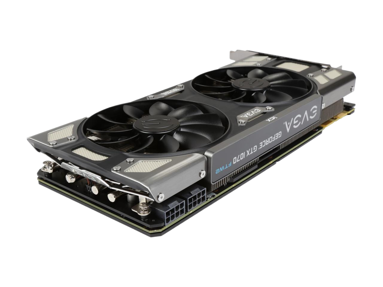 EVGA GeForce GTX 1070 FTW2 GAMING iCX 8GB GDDR5 RGB LED 9 Thermal Sensors Asynchronous Fan Control Thermal Display LED System Graphics Card 08G-P4-6676-KR