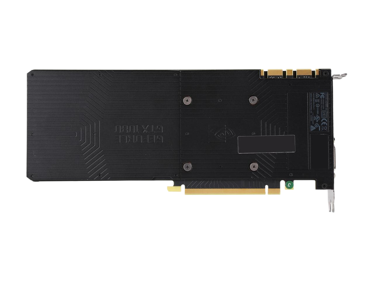 EVGA GeForce GTX 1080 Founders Edition 8GB GDDR5X LED DX12 OSD Support (PXOC) Graphics Card 08G-P4-6180-RX