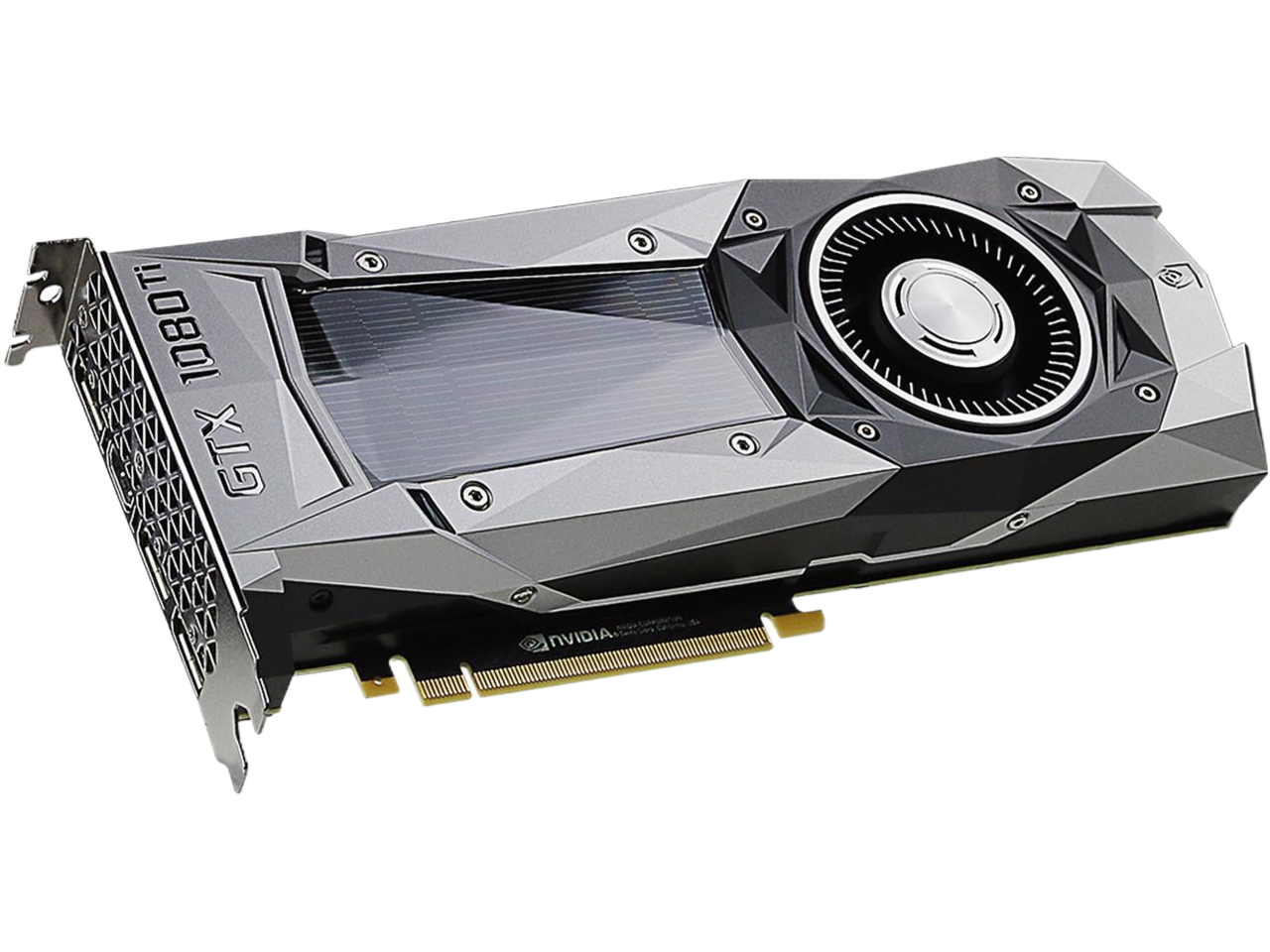 NVIDIA GeForce GTX 1080 Ti Founders Edition DirectX 12 11GB 352-Bit GDDR5X PCI Express 3.0 x16 HDCP Ready SLI Support Video Card 900-1G611-2550-000