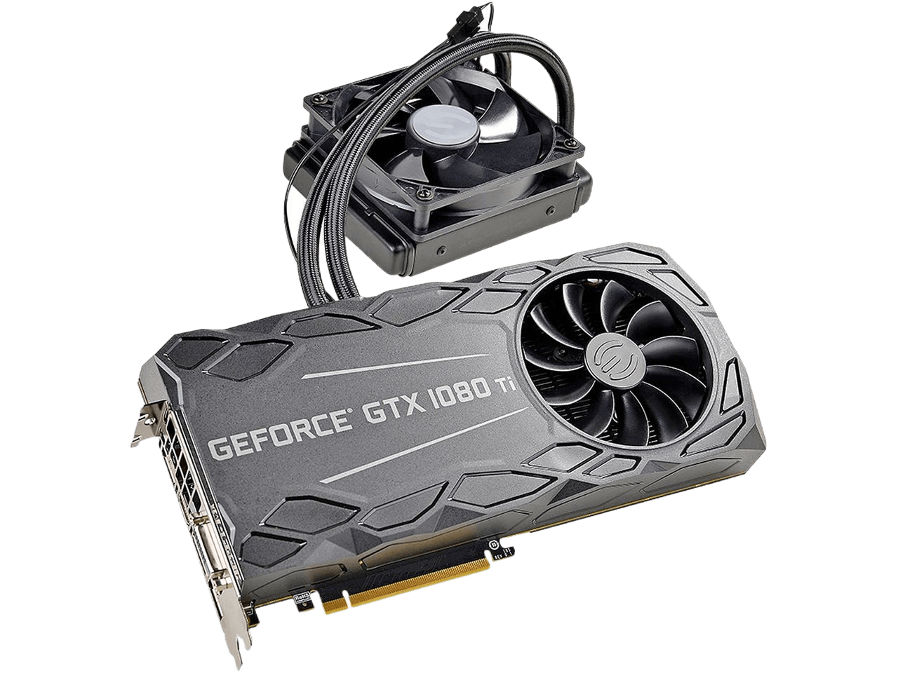 EVGA GeForce GTX 1080 Ti FTW3 HYBRID GAMING 11GB GDDR5X HYBRID & RGB LED iCX Technology - 9 Thermal Sensors Graphics Card 11G-P4-6698-KR