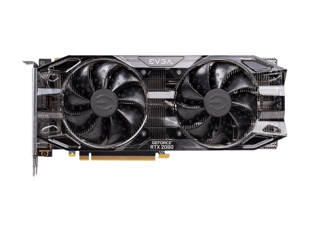 EVGA GeForce RTX 2080 BLACK EDITION GAMING 8GB GDDR6 Dual HDB Fans & RGB LED Video Graphics Card 08G-P4-2081-KR