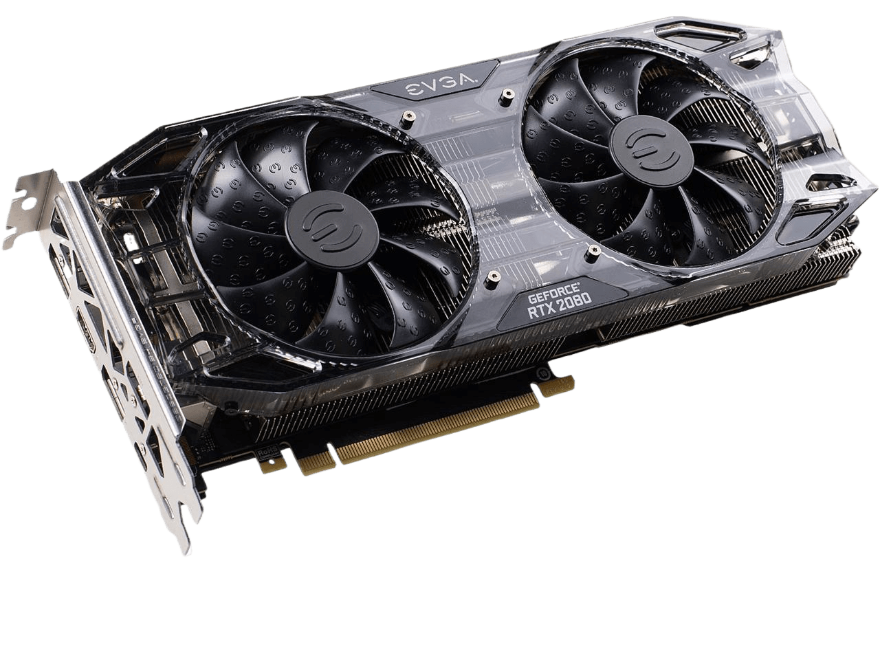 EVGA GeForce RTX 2080 BLACK EDITION GAMING 8GB GDDR6 Dual HDB Fans & RGB LED Video Graphics Card 08G-P4-2081-KR