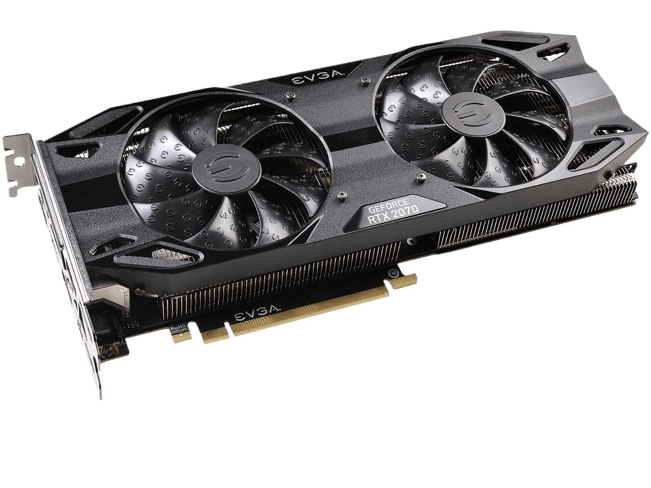 EVGA GeForce RTX 2070 XC BLACK EDITION GAMING 8GB GDDR6 Dual HDB Fans Video Graphics Card 08G-P4-1171-KR