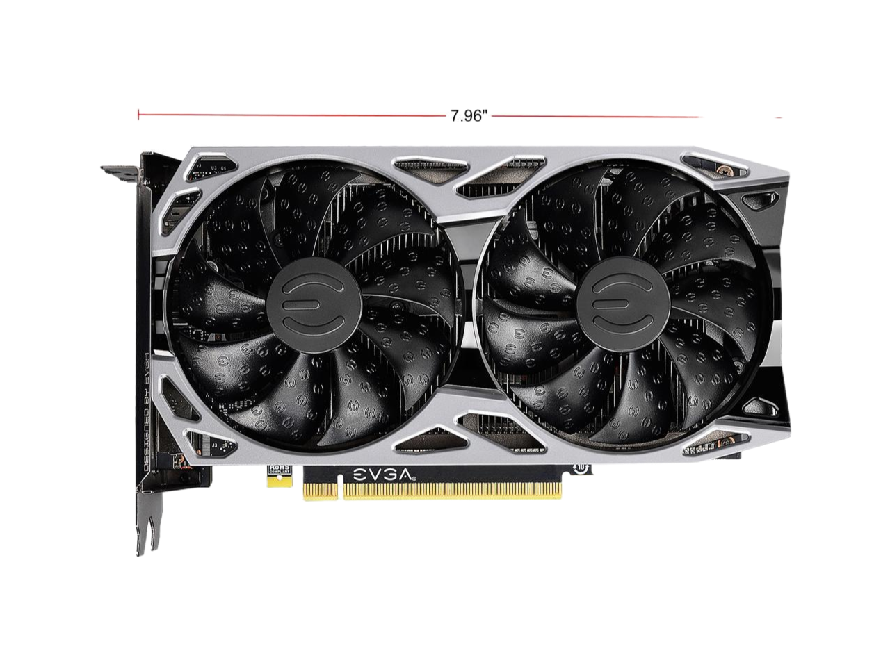 EVGA GeForce GTX 1660 Ti SC ULTRA GAMING 6GB GDDR6 Dual Fan Metal Backplate Video Graphics Card 06G-P4-1667-KR