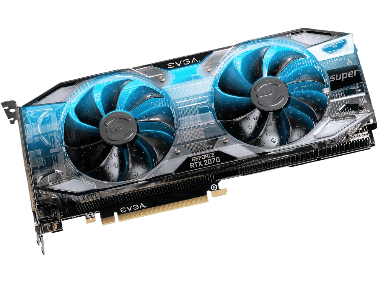 EVGA GeForce RTX 2070 SUPER XC GAMING 8GB GDDR6 Dual HDB Fans RGB LED Metal Backplate Video Graphics Card 08G-P4-3172-KR