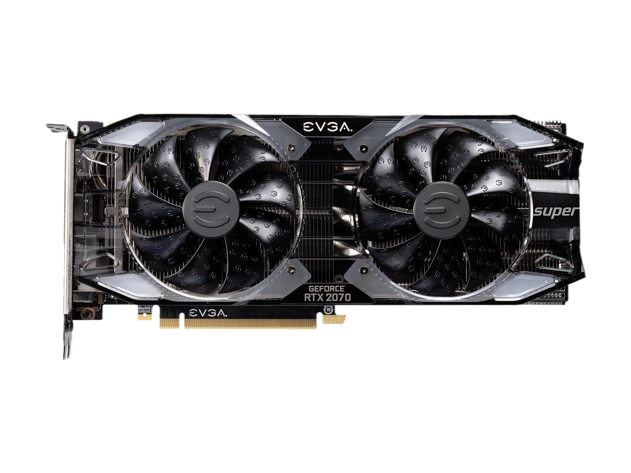 EVGA GeForce RTX 2070 SUPER XC GAMING 8GB GDDR6 Dual HDB Fans RGB LED Metal Backplate Video Graphics Card 08G-P4-3172-KR