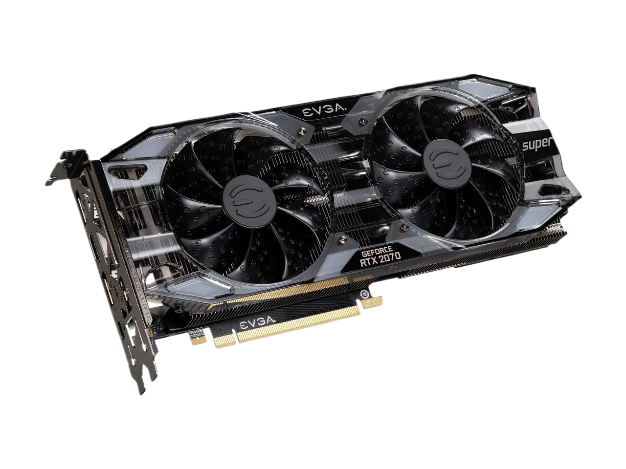EVGA GeForce RTX 2070 SUPER XC GAMING 8GB GDDR6 Dual HDB Fans RGB LED Metal Backplate Video Graphics Card 08G-P4-3172-KR