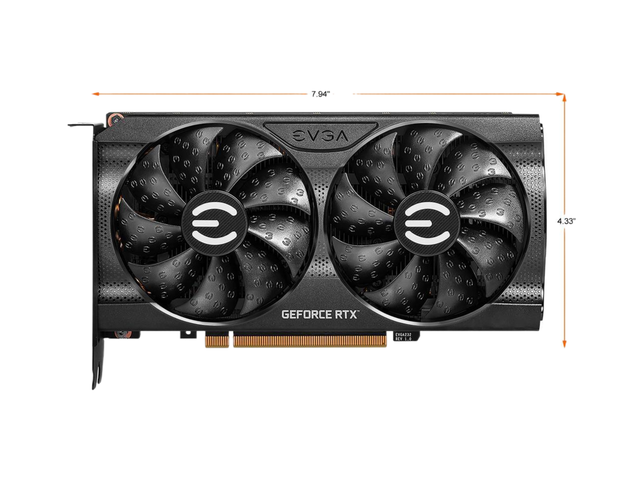 EVGA NVIDIA GeForce RTX 3060 XC 12GB DDDR6 Dual-Fan Metal Backplate Video Card 12G-P5-3657-KR