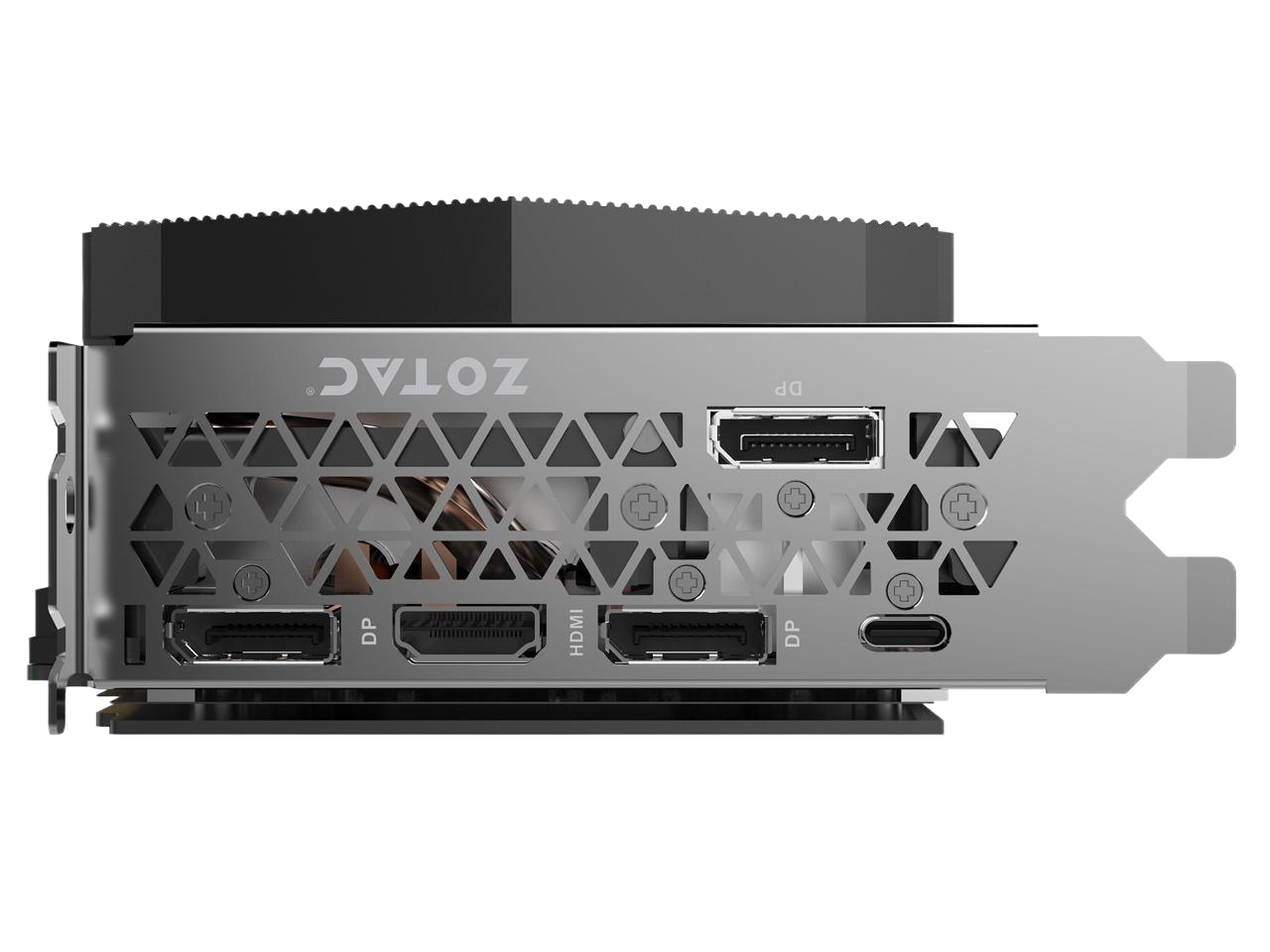 ZOTAC GAMING GeForce RTX 2080 AMP 8GB GDDR6 256-bit Gaming Graphics Card Active Fan Control Metal Backplate Spectra Lighting ZT-T20800D-10P